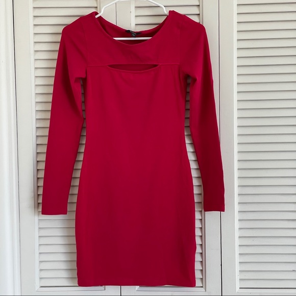 Guess Red Bodycon Dress - Picture 7 of 8